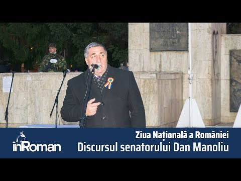 Discursul senatorului Dan Manoliu de Ziua Națională a României