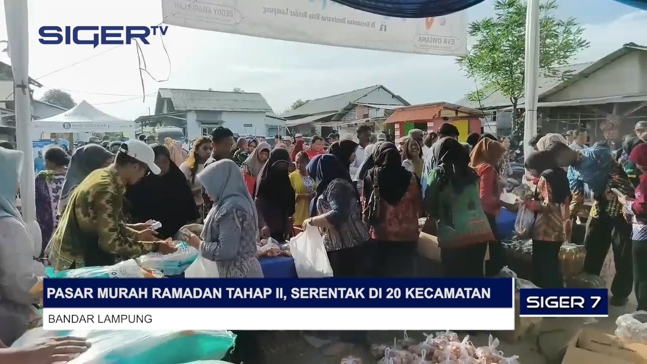 PASAR MURAH RAMADAN TAHAP II, SERENTAK DI 20 KECAMATAN