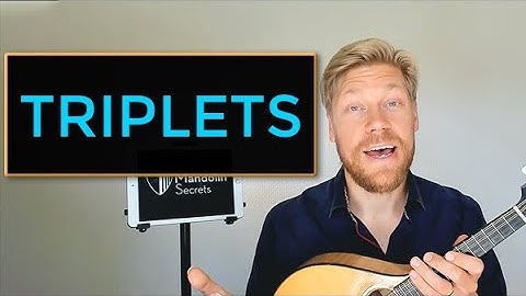 Mandolin Lesson - How to play Triplets