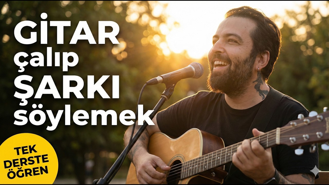 Gitar Dersi 1 İLK GÜN - Gitar Çalıp Şarkı Söylemek
