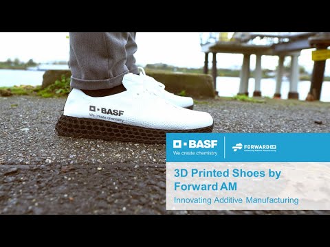 3D Printed Shoes from BASF Forward AM: Virtual Engineering, Material and Coating