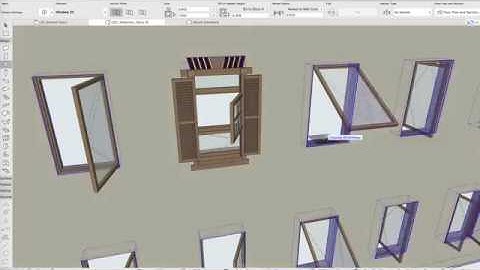 ARCHICAD 22 Parametric Window