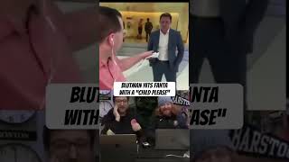 Blutman had to do this after the Iowa win