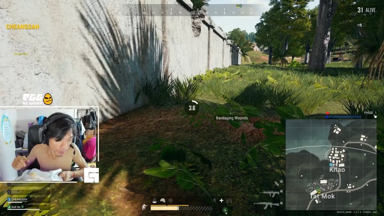 Sdach game លេងPUBG តែងកំណព្យនំគមឡូយ make Poem with khmer cake 