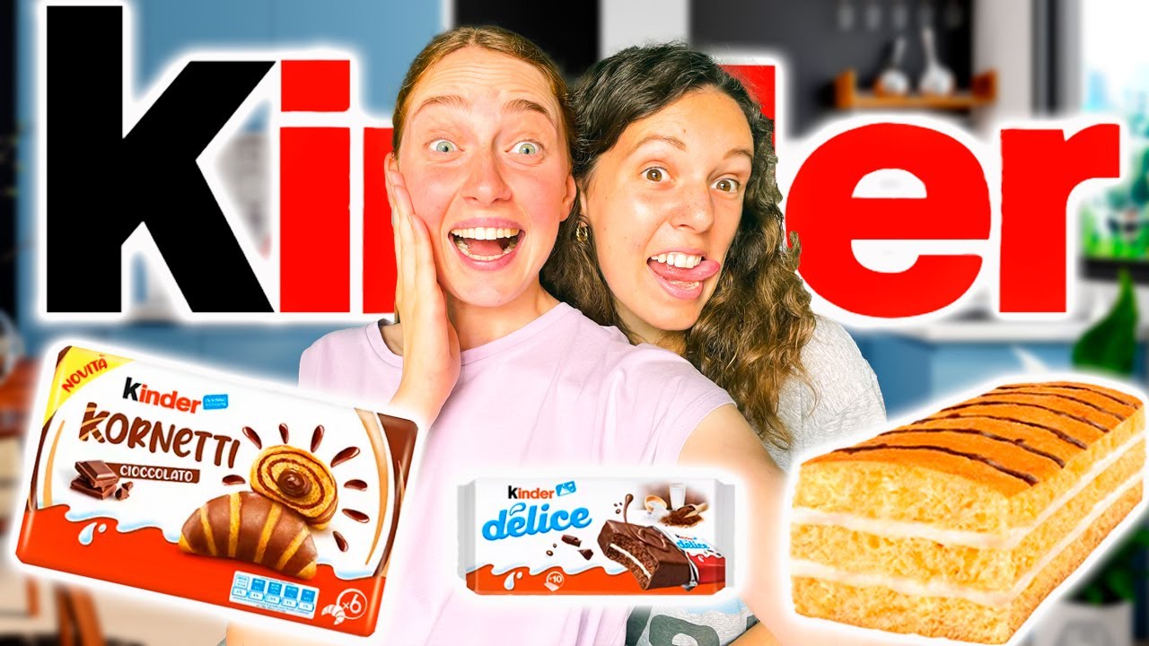 PROVIAMO LE MERENDINE KINDER più famose 🍩