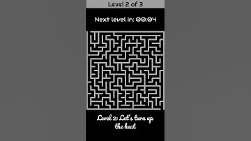 Can You Solve This Maze? 🧩 3 Levels of Brain Game Fun!