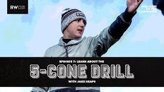 RWQB 101 | Jake Heaps Coaches the 5 Cone Drill