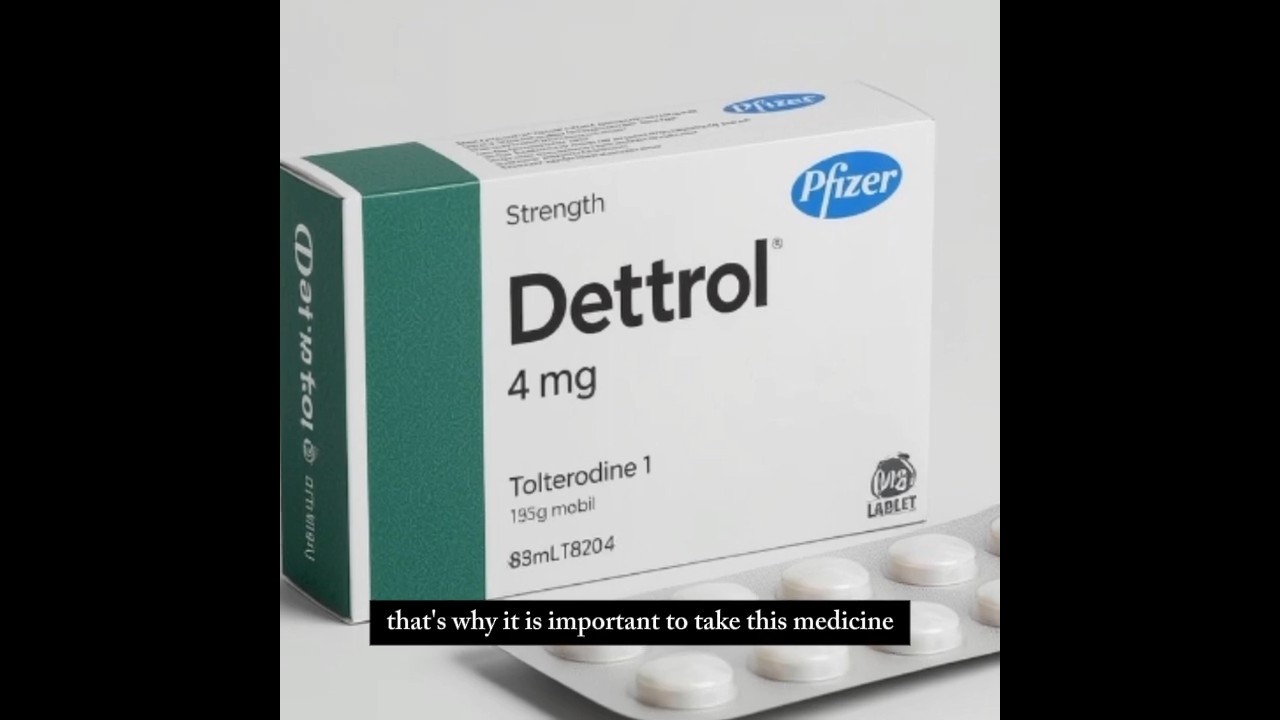 "Pfizer Detrol Tablet Explained | Uses & Dosage"#trendingshorts #health #trend#viral video #shorts