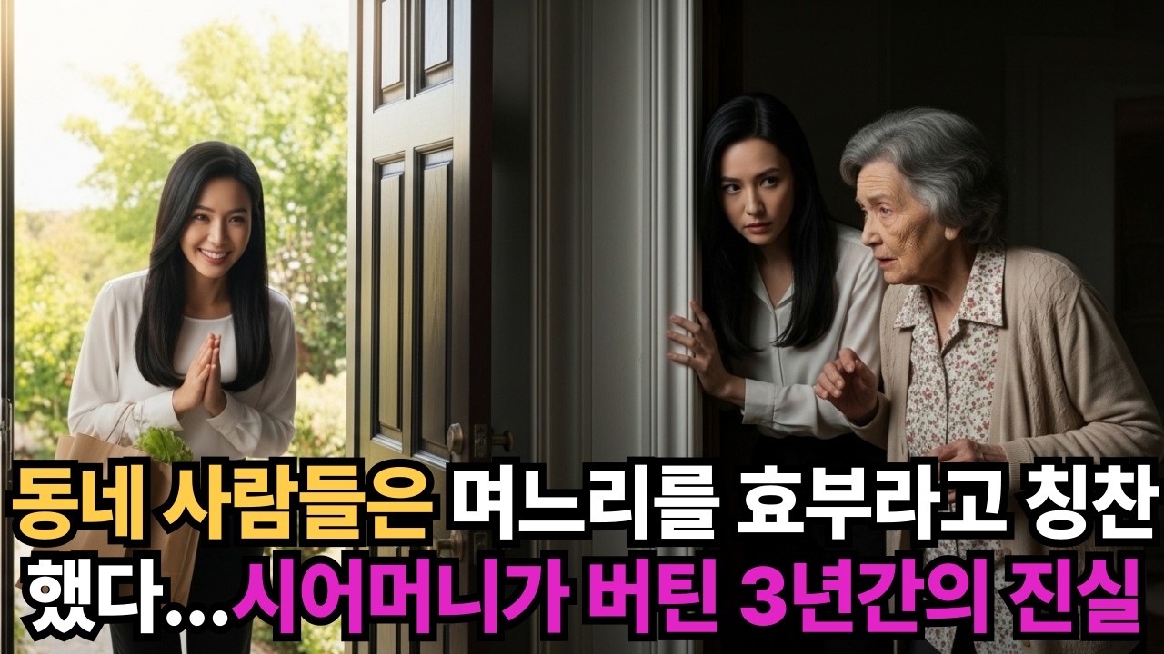 동네 사람들은 며느리를 효부라 칭찬했다… 시어머니가 버틴 3년의 진실