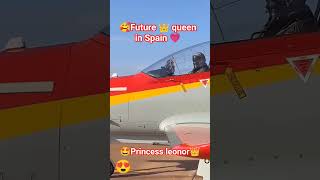#Princessleonore Flying Solo FighterJet For The First Time#spanishroyals#spanishroyalty#shorts