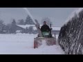 John Deere with Zaugg snowblower