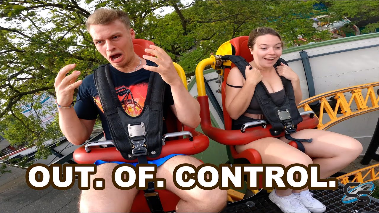 Tornado (BOOST MODE) POV First Time Reaction | Bakken World's CRAZIEST Spinning Coaster