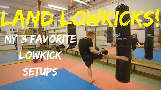 Land More Lowkicks! 3 Lowkick Setups. Mawashi Geri Gedan. Karate for MMA.