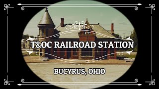 T & OC Railroad Station Bucyrus, Ohio