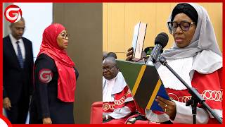RAIS SAMIA ALIVYOWASILI UKUMBINI IKULU DSM KUWAAPISHA MAJAJI TISA WAPYA wa MAHAKAMA ya RUFANI....