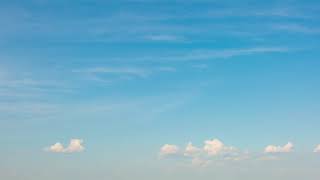 Footage!!! white clouds in the blue sky ...