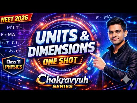 Units and Dimensions Class 11 One Shot | NEET 2026 Physics  NEET Chakravyuh Series NEET Audio Mentor by NEET Audio Mentor