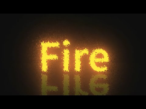 Fire Text Animation Effects | CSS SVG Animated Text Typography