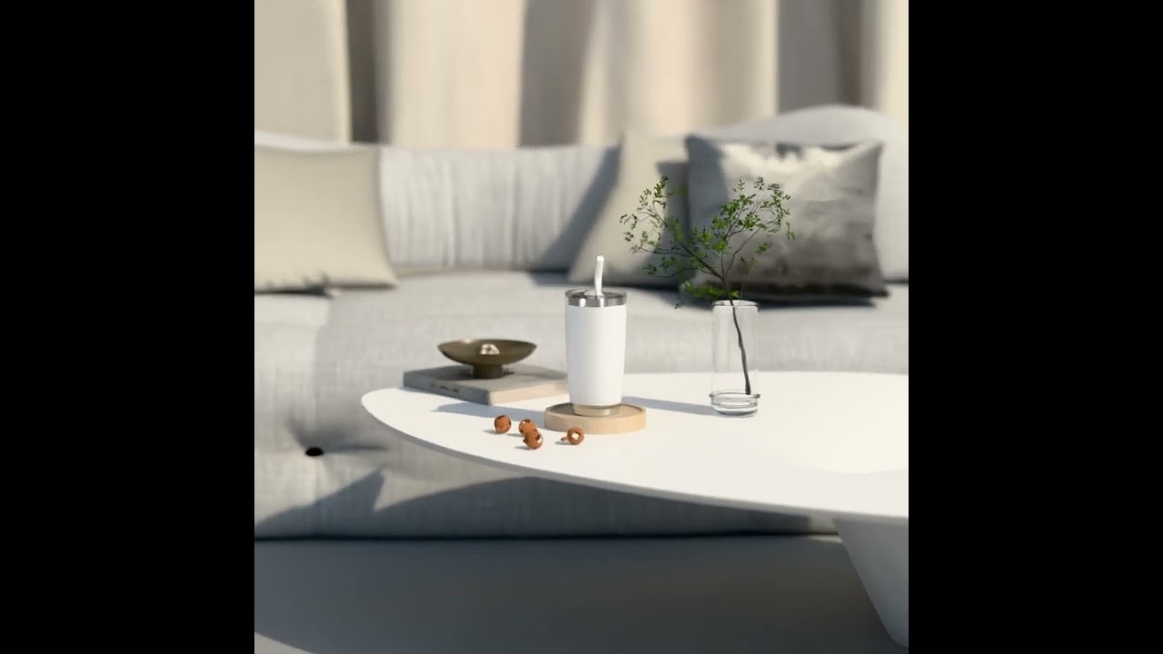 Actever B16002 20oz Premium Stainless Steel Travel Mug SS201 Outer SS304 Inner Double Wall Vacuum In