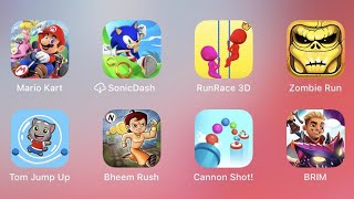 Mario Kart Tour,SonicDash,RunRace 3D,Zombie Run,Tom Jump Up,Chhota Bheem Rush,Cannon Shot!,BRIM screenshot 5