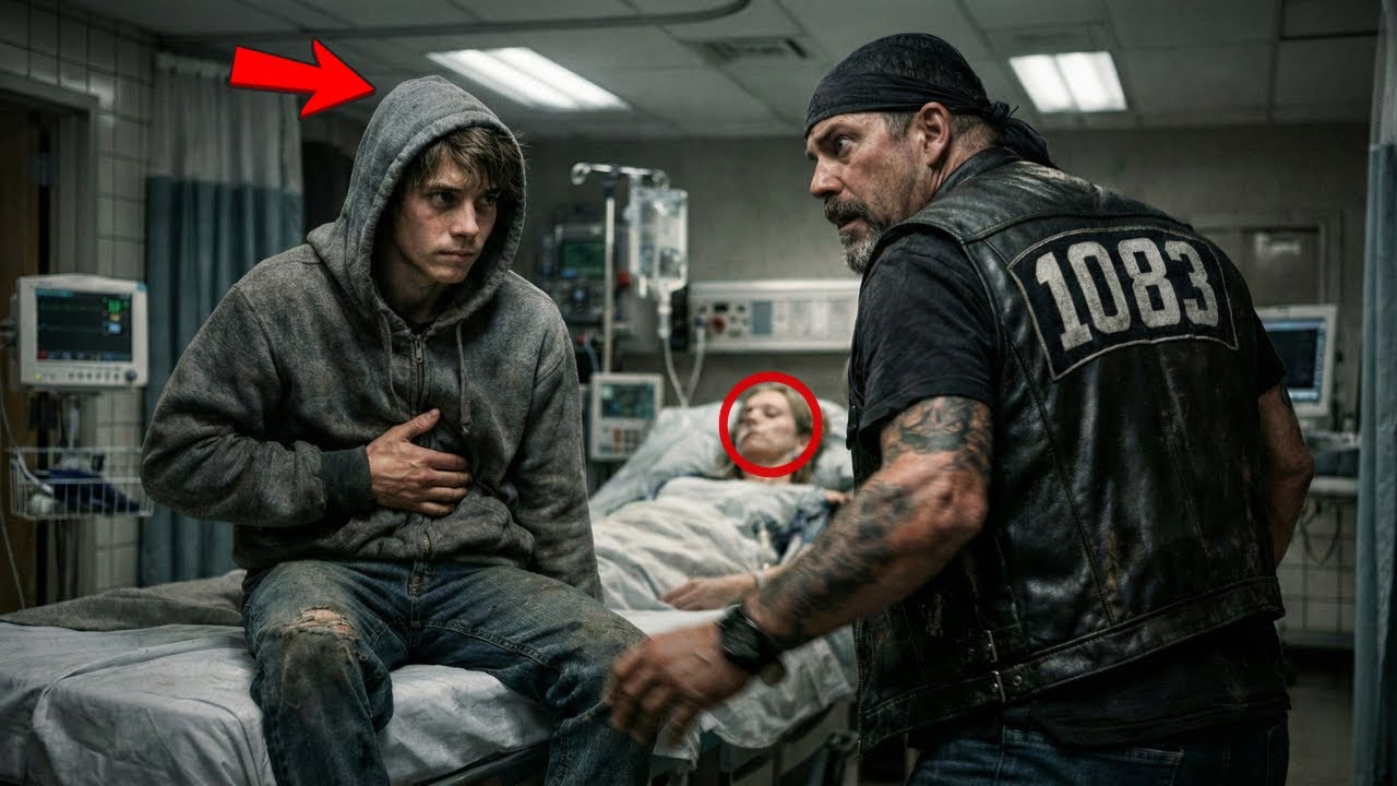 Homeless Boy Donates Kidney For Bikers Dying Wife- 1083 Hells Angels Pays Respect