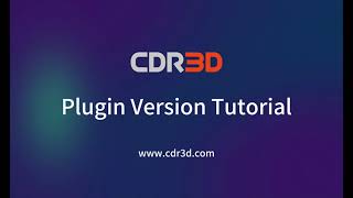 CDR3D--A 3D plugin for CorelDRAW Profile