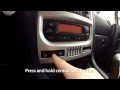 Peugeot 1007 auto-locking central lock activation (anti hijack)