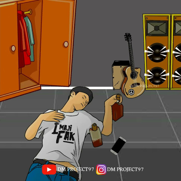 Story wa animasi viral || story wa animasi || story mabuk