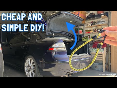 $3 Mod to Make Your Saab 9-3 Trunk "Power" Operated!