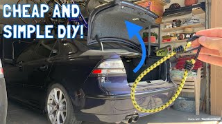 $3 Mod to Make Your Saab 9-3 Trunk "Power" Operated!