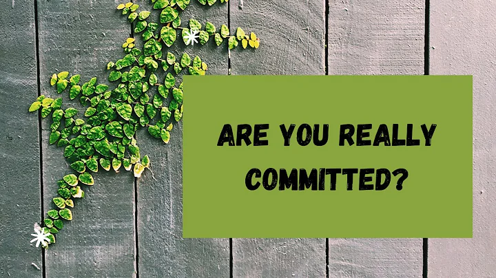 Clifford Hatcher | Are you Really Committed?