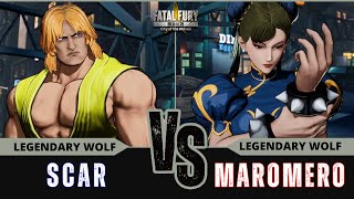 FF:CotW 🐺 SCAR (Ken Masters) vs MAROMERO (Chun-Li)⭐Replay Match - FATAL FURY: CotW - 1/26