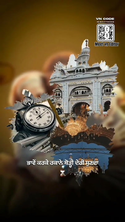 Rab meri sunda song vn editing | vn QR code #editing #song #qrcode #viral #vn #lyric #punjabisong