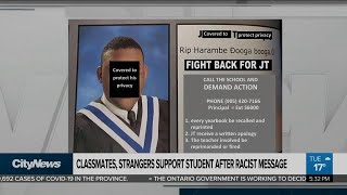 Classmates, citizens step up for student after racist yearbook message