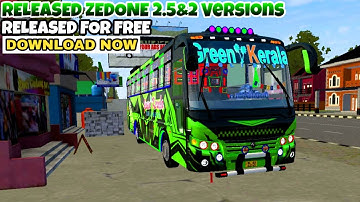 Released Zedone V2.5 Bus Mod In Bus Simulator Indonesia - Bussid Bus Mod - Bussid Car Mod - Bussid