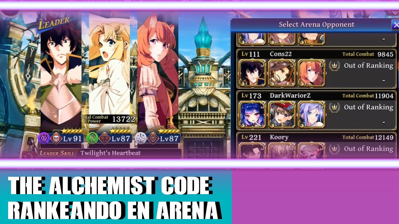 Rankeando en Arena! | THE ALCHEMIST CODE 2021 - YouTube