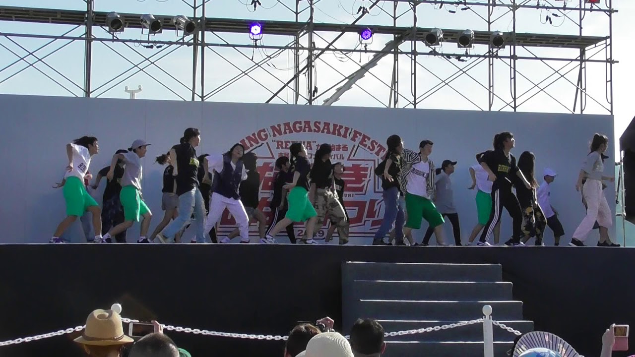 RIBBON Dance School リボンダンススクール №5 DANCE ながさきみなとまつり2019 感動のPV YouTube
