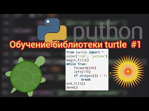 Курс по библиотеке turtle на Python #1