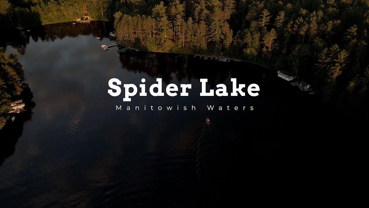 Spider Lake Manitowish Waters YouTube