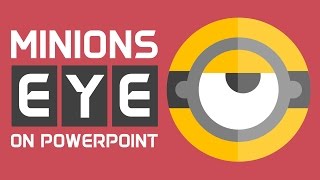 Create a Minions Eye in PowerPoint (Flat Icon Design Tutorial)