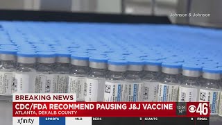 CDC/FDA recommend pausing Johnson and Johnson vaccine