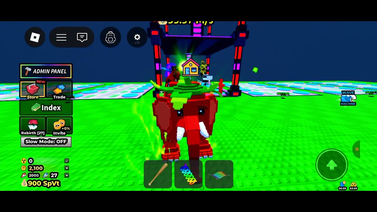 I am unlock the admin panel in escape tsunami for brainrot💥🔒