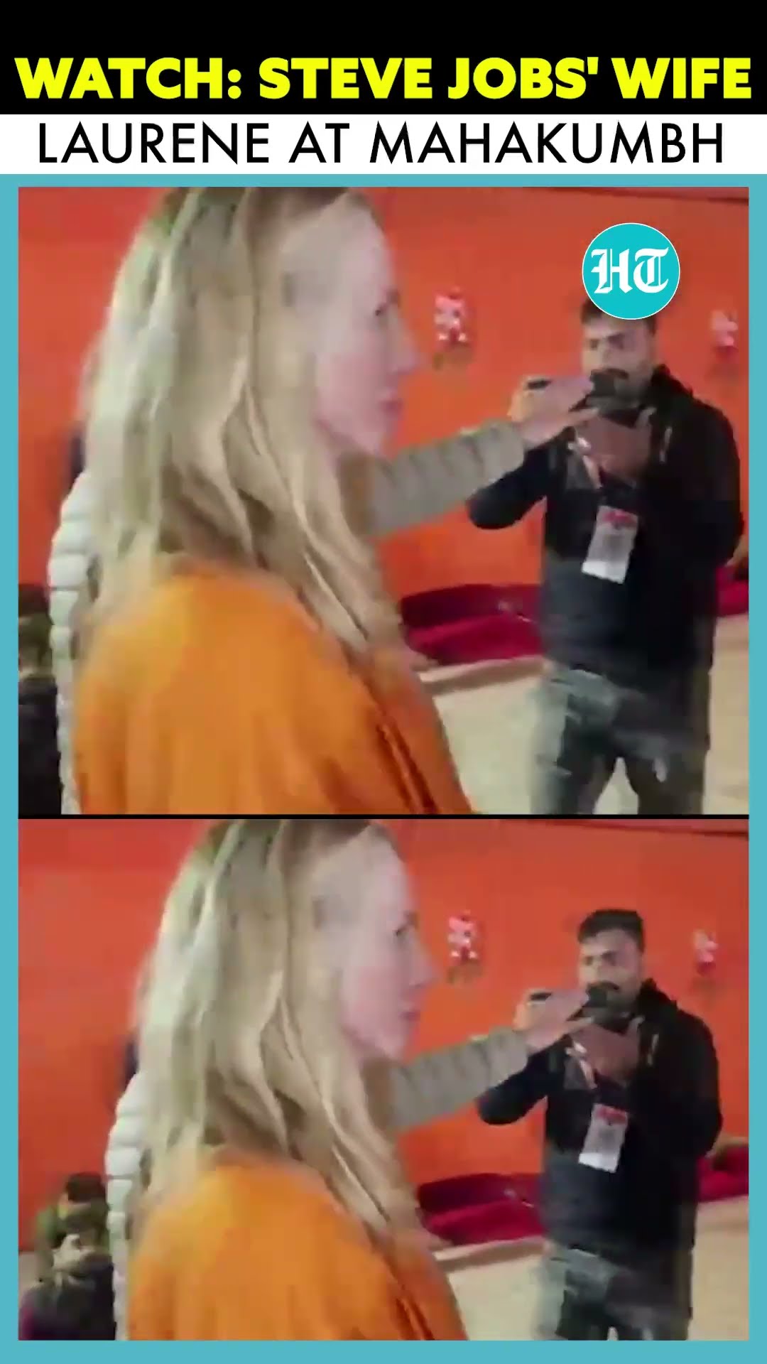 Laurene Powell Jobs, Wife Of Apple Co-Founder Late Steve Jobs Reaches Niranjani Akhara At Maha Kumbh