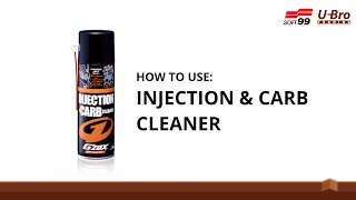 SOFT99 G'ZOX Injection & Carb Cleaner - How to use screenshot 1