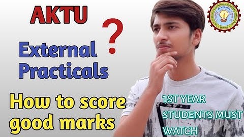 AKTU External Practicals Exam | External practical m kya hota h