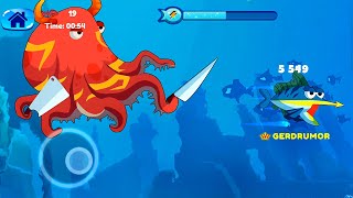 Fish Town IO - KILLED 88! SWORD FISH & BOSS in The Atlantis - fishdom screenshot 5