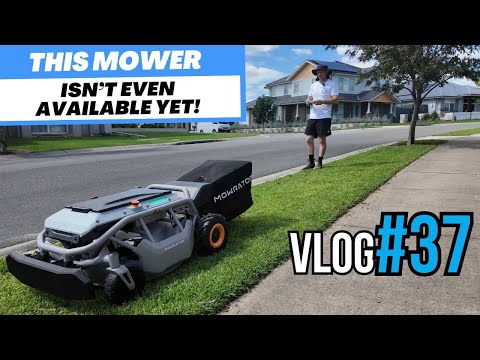 The MOST FUN Lawn Mower I've EVER USED? Mowrator S1 Remote Controlled Lawn Mower VLOG #37