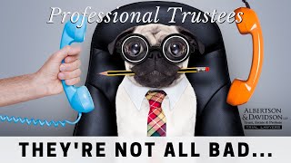 Professional Trustees: They're not all bad...