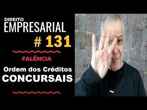 Direito Empresarial - Aula #131 - Créditos Concursais