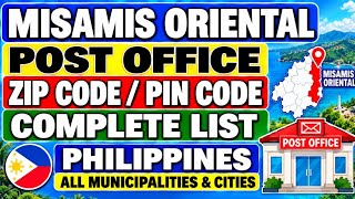 Information Misamis Oriental All Post Office ZIP Code | Misamis Oriental Philippines #worldwork50 News